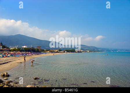 Strand von Alykes, Zakynthos, Ionische Inseln Griechenland. Stockfoto