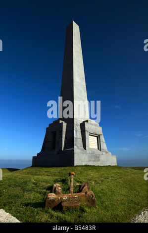 Dover Patrol Bunker WW2 Frankreich Cote d Opale Boulogne Calais Cap Blanc Nez Ferry Sonnenschein Stockfoto