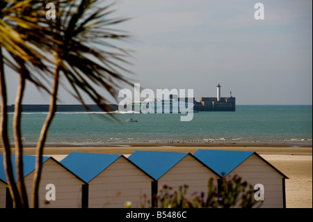 Speedferries verlässt Boulogne für Dover 2008 Stockfoto