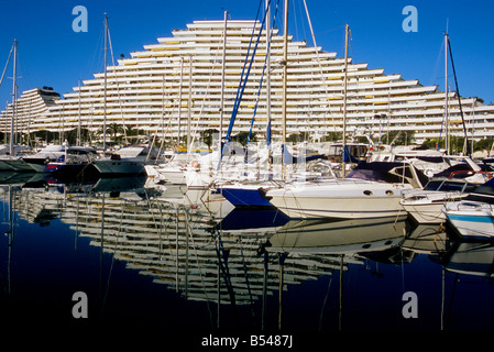 Marina von Villeneuve Loubet Alpes-MAritimes 06 Côte d ' Azur Cote d ' Azur PACA Frankreich Europa Stockfoto