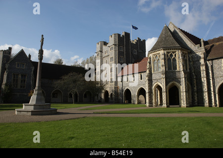 Lancing College in West Sussex. Stockfoto