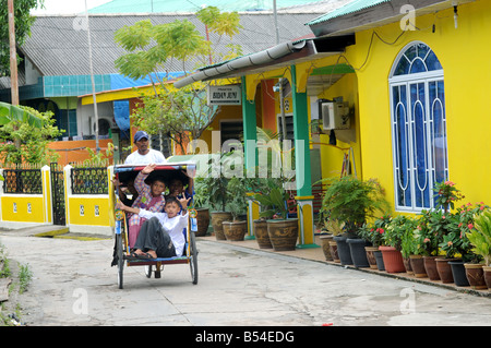 Straßenszene Belakang Padang Riau Inseln Indonesien Stockfoto