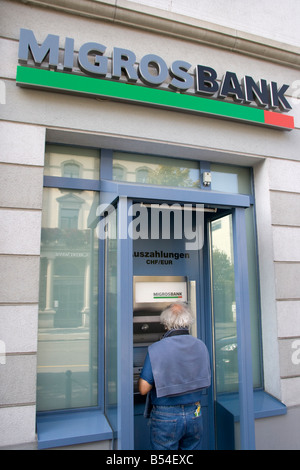 Migros Bank, Migrosbank, bank, private Banking, Schweiz, Schweizer, Europa, europäische, Geld. Stockfoto