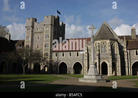 Lancing College in West Sussex. Stockfoto