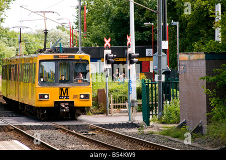 Der Metro Newcastle Upon Tyne Stockfoto