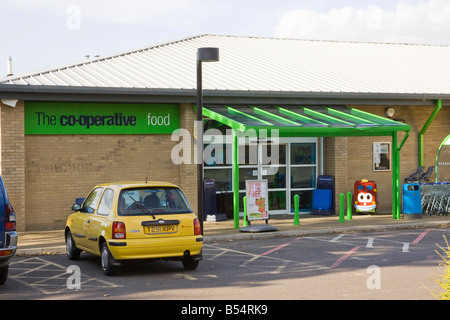 Co-Op-Lebensmittelladen in Suffolk, UK Stockfoto