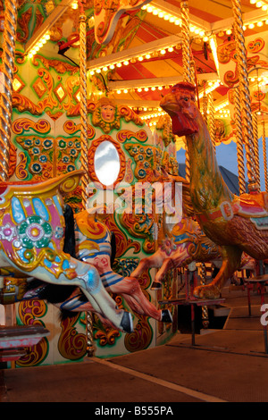 FESTPLATZ FAHRT BRIGHTON PIER Stockfoto
