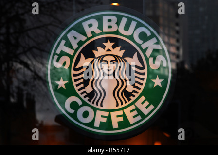 Starbucks-Kaffee, Manchester Stockfoto