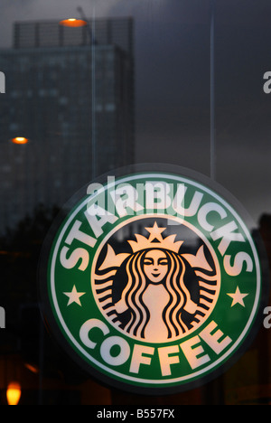 Starbucks-Kaffee, Manchester Stockfoto
