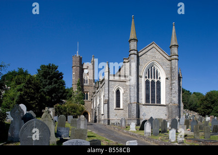Appledore St Mary s Kirche 1837 Turm in 1900 s Devon Großbritannien Vereinigtes Königreich Stockfoto