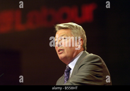 Labour Party Konferenz Bournmouth 25. September 2007 stellvertretender Leader Alan Johnson auf Konferenz heute Stockfoto