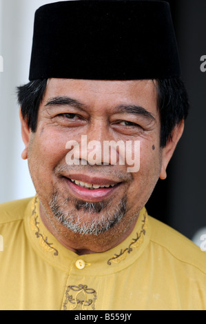 Mann auf Belakang Padang Riau Inseln Indonesien Stockfoto