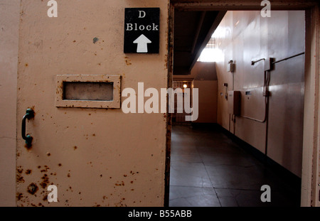 US-SAN FRANCISCO Alcatraz ehemalige Gefängnis auf einer Insel in der San Francisco Bay Foto GERRIT DE HEUS Stockfoto