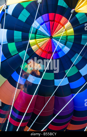 Heißluftballons in Albuquerque, New Mexico Fiesta Ballonfestival USA US Stockfoto