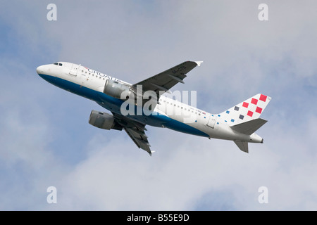 Ein Airbus A319 Croatia airlines Stockfoto