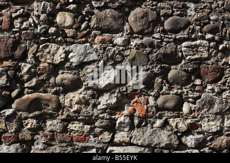 Nahaufnahme von Rockwall perfekt für große Textur Hintergründe und Details Stockfoto