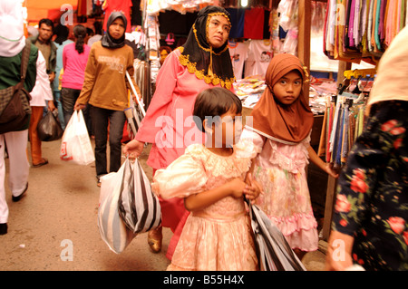 Pasar Atas Bukittingi Sumatra Indonesien Stockfoto