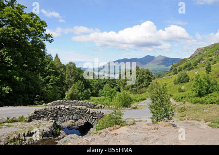 Ashness Bridge Lake District Stockfoto