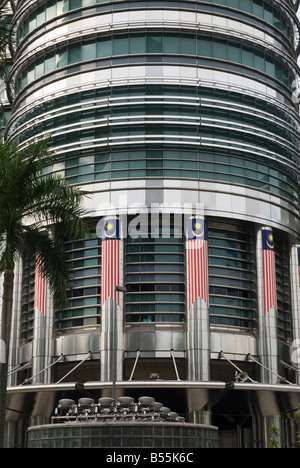 Petronas Towers Nahaufnahme Kuala Lumpur, Malaysia Stockfoto