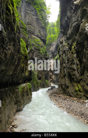 Partnachklamm, Partnachklamm bei Garmisch-Partenkirchen, Bayern, Deutschland Stockfoto