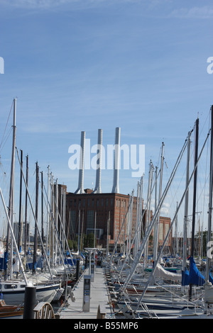 Svanemølleværket, einer Wärme-Kraftwerk in Kopenhagen Dänemark-2008 Stockfoto