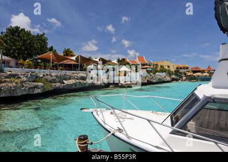 Antillen Bonaire Kapitän Dons Lebensraum Tauchen Resort Stockfoto