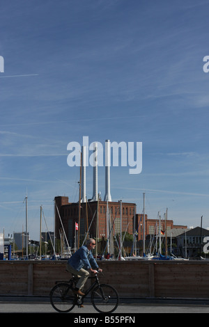 Svanemølleværket, einer Wärme-Kraftwerk in Kopenhagen Dänemark-2008 Stockfoto