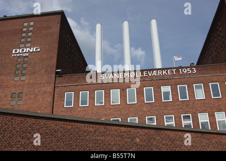 Svanemølleværket, einer Wärme-Kraftwerk in Kopenhagen Dänemark-2008 Stockfoto