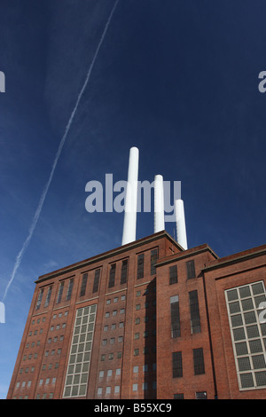 Svanemølleværket, einer Wärme-Kraftwerk in Kopenhagen Dänemark-2008 Stockfoto