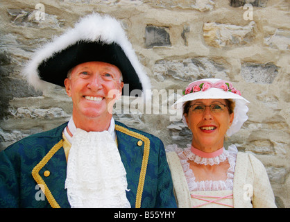 Französische Gentry, Les Fêtes De La Nouvelle France, Quebec Stadt, Quebec, Kanada Stockfoto