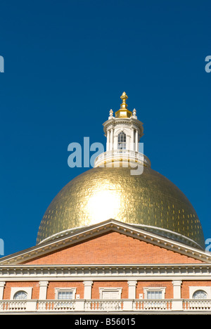 Kuppel des Massachusetts State House Stockfoto