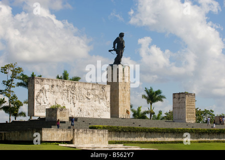 Blick auf die Plaza De La Revolucion, zeigt Statue von Che Guevara Stockfoto