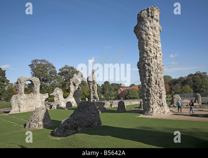 Kathedrale Ruinen Bury St Edmunds Suffolk England Stockfoto