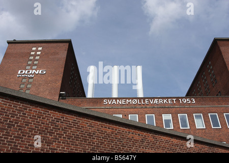 Svanemølleværket, einer Wärme-Kraftwerk in Kopenhagen Dänemark-2008 Stockfoto