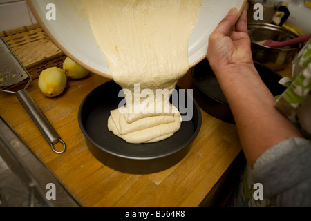 Kuchen-Herstellung Stockfoto