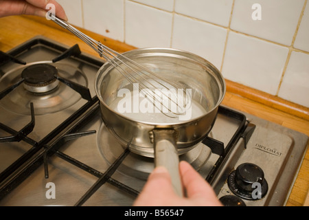 Kuchen-Herstellung Stockfoto