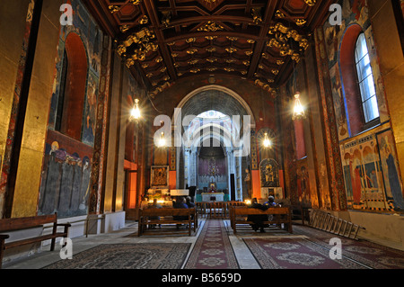 Innenraum der armenischen Kathedrale, eine der schönsten Kirchen in Lemberg, Ukraine. Stockfoto