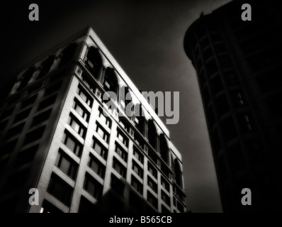 Klassische Gebäude in The Loop. Chicago. Illinois. USA Stockfoto