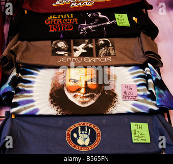 California San Francisco Jerry Garcia T Shirts für Verkauf in der Haight Ashbury Foto 28 casanf79204 Foto Lee Foster 2008 Stockfoto