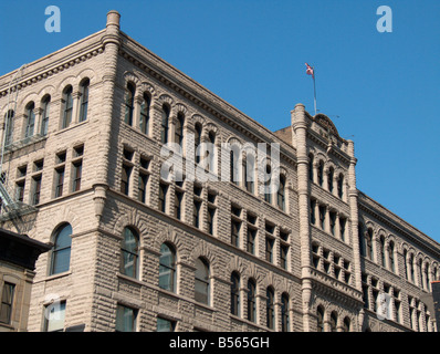 Gerichtsgebäude Platz Gebäude. Hubbard Street, Near North Side. Chicago. Illinois. USA Stockfoto