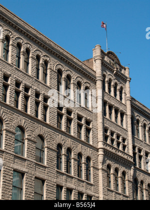 Gerichtsgebäude Platz Gebäude. Hubbard Street, Near North Side. Chicago. Illinois. USA Stockfoto