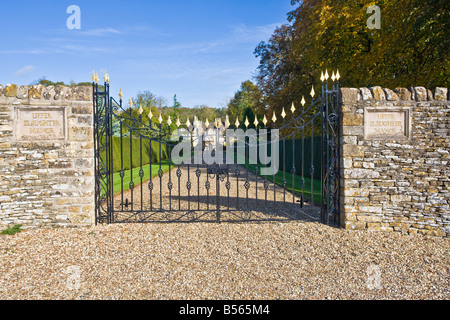 Upper Slaughter Manor Stockfoto