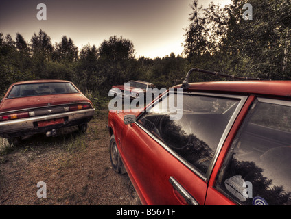 Alte Autos Stockfoto