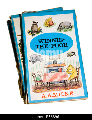 Alten 1965 Taschenbuchausgaben von Winnie The Pooh Bücher Stockfoto