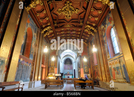 Innenraum der armenischen Kathedrale, eine der schönsten Kirchen in Lemberg, Ukraine. Stockfoto