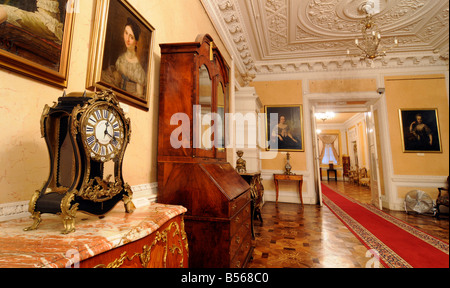 Zimmer im Korniakt Haus am Marktplatz in Lemberg, Ukraine. Dieses Herrenhaus wurde von Jan III in der Sobieski-Palast verwandelt. Stockfoto