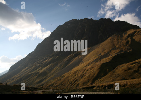 Quebrada Alpamayo, Cordillera Blanca, Parque Nacional Huascaran, Peru Stockfoto