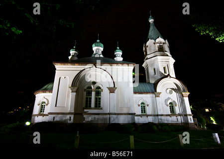 Russische orthodoxe Kirche, Hakodate, Hokkaido, Japan, Asien Stockfoto