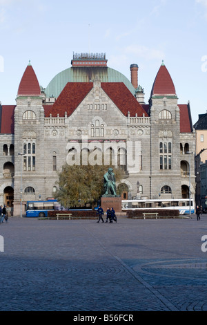 Das finnische Nationaltheater in Helsinki Finnland Stockfoto