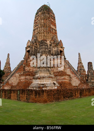 Stil der Angkor Wat Chai Wattanaram in Ayutthaya Thailand Stockfoto